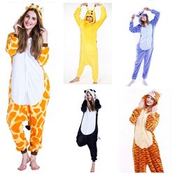 теплющая пижама кигуруми панда жираф тигр пикачу стич леопард лемур тоторо