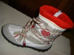 Рыжие сапоги, ботинки осень-зима 20 -23 см, р. 30-34