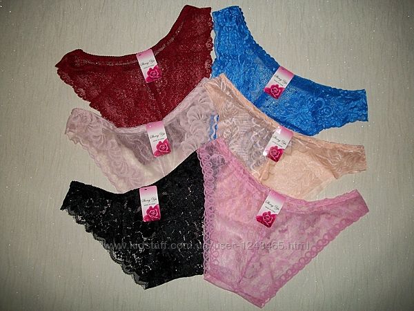 Нежные кружевные трусики