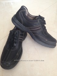 Мужские чёрные туфли Clarks 82470 оригинал распаровка