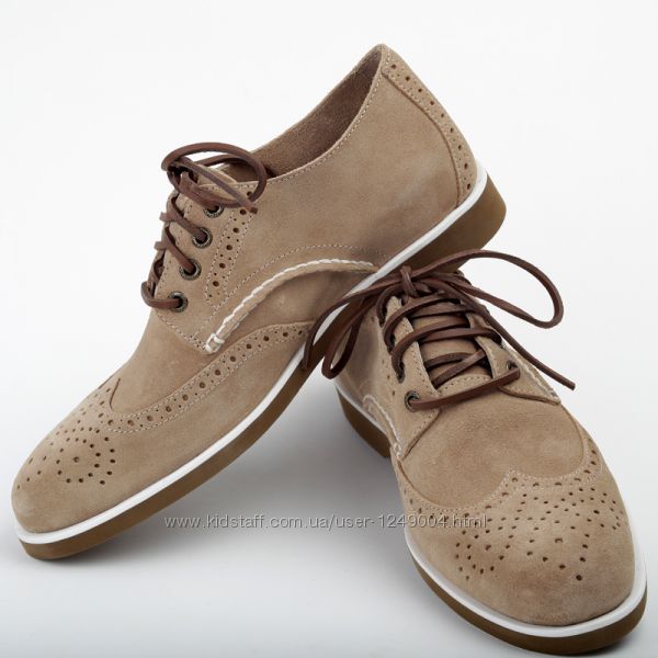 Туфли Sperry Top Sider  Boat Oxford Wingtip SP0286872 Cement-Suede