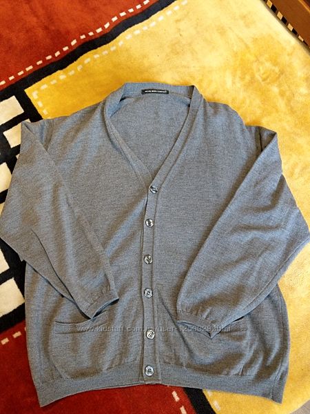 Кардиган пуловер кофта муж. Royal Wool Company, made in Italy, XL 