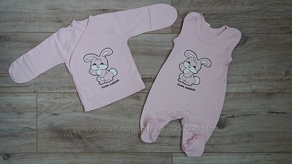 Комплект одежды для новорожденной р.56 и 62