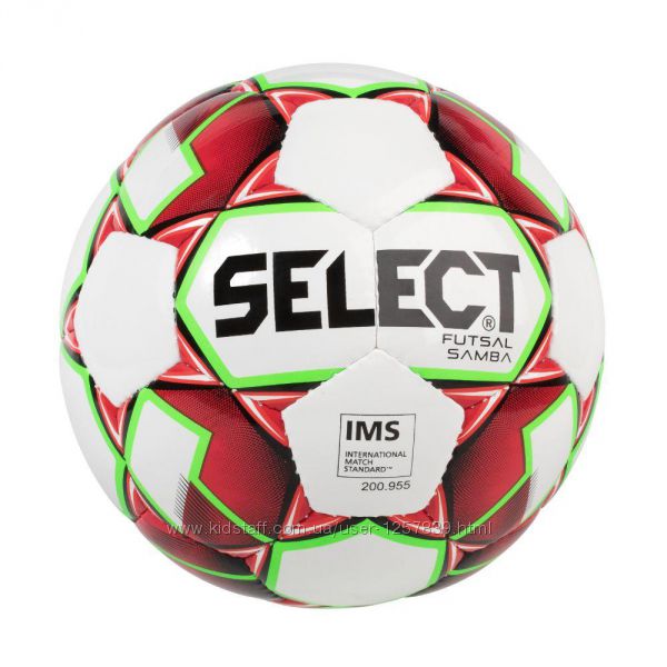 Мяч для футзала SELECT FUTSAL SAMBA 4 размер, низкий отскок, оригинал