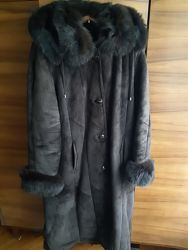 Теплая дубленка