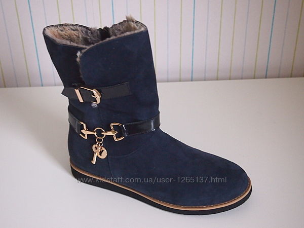 Чоботи - уги з натуральної італійської замші 31-36