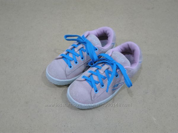 Кроссовки Skechers для девочки замшевые