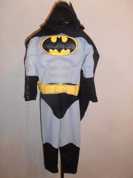 Карнавальный костюм Бетмена от 2 до 8 лет.
