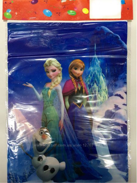 Пакет полиэтиленовый подарочный с героями мультфильмов 30 на 22 см. 