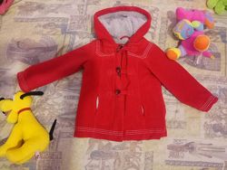 Детское демисезонное пальто для девочки на 2-3 года