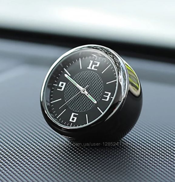 Автомобильные часы на батарейке, 3 вида крепления