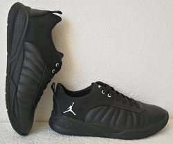 Jordan 23 чёрные мужские кроссовки осень весна кожа обувь кросовки спорт ст