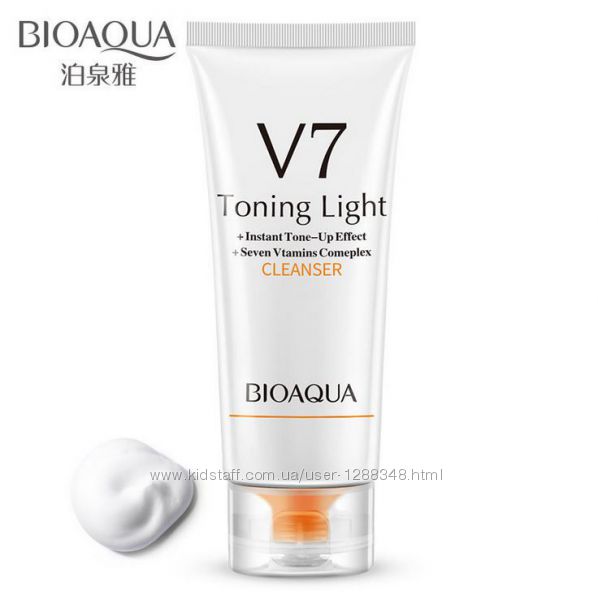 BioAqua V7 Toning Light пенка для умывания с антивозрастным эфектом