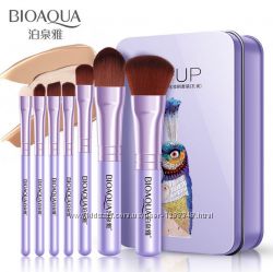 BioAqua Make Up Beauty набор кистей для макияжа 7шт 2 цвета 