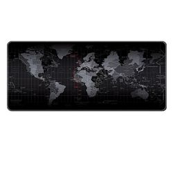 Большой игровой коврик для мыши 500x1000x3mm Карта мира