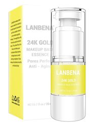 Гелевая база-праймер под макияж от Lanbena с 24k золотом 20мл