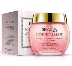 Гелевая маска для лица с лепестками роз BioAqua Rose 120г
