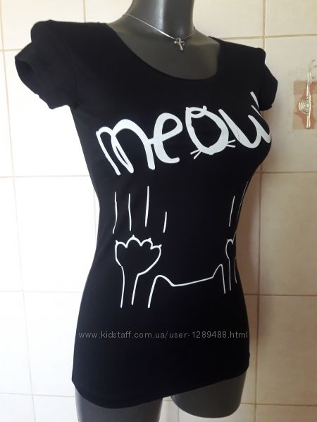 Красивая облегающая, женственная футболка, люкс качество