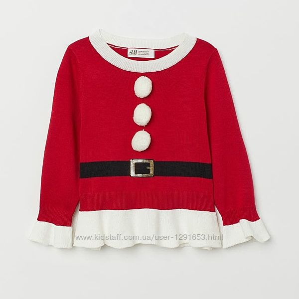 Розпродаж Святковий светр H&M Новорічна кофта