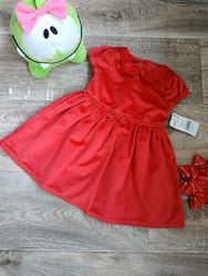 Платье красное Pep&Co 9-12мес. р. 74-80