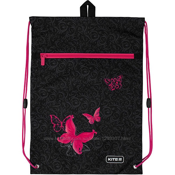 Сумка для обуви с карманом Kite 601 Butterfly tale K20-601M-13