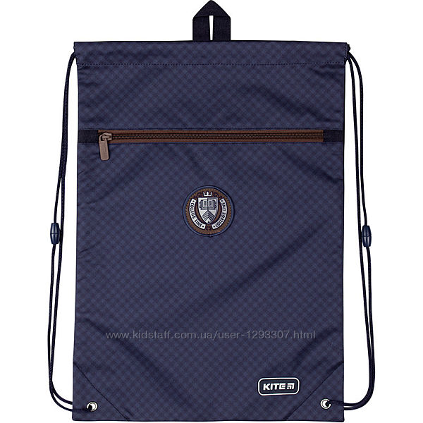 Сумка для обуви с карманом Kite 601 College Line blue K20-601M-2