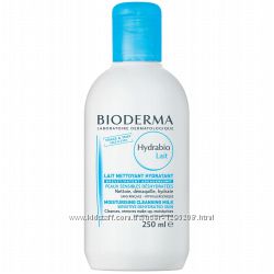 Очищающее молочко для снятия макияжа с глаз и лица Bioderma Hydrabio Lait