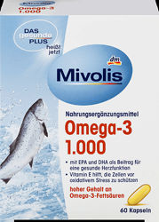 Mivolis OMEGA-3  витаминный комплекс для сердца, 60 шт