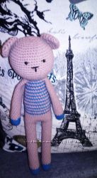 Мишка вязаный