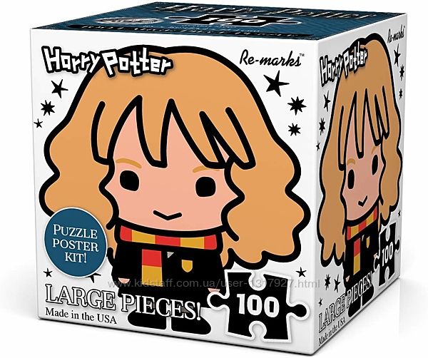 Детский пазл игра - Гарри Поттер коробка-куб - пластиковые детали 100 шт.