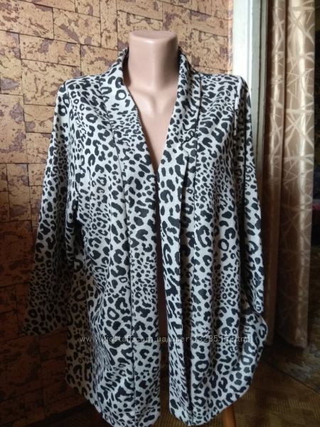 леопардовый кардиган пиджак - George - 48Eur - наш 54р.