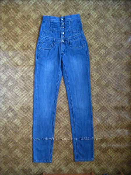 джинсы с завышенной талией - R. Marks - размер S, M - 2833L