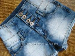 джинсовые шорты - Parisian Collection - luxury line - 34Eur - XS - наш 40р.
