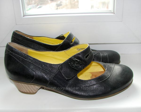 Туфли черные женские 39-40 р. , 26 см, кожа