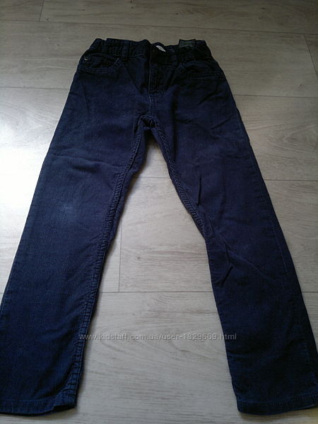 Вельветовые брюки H&M для мальчика 116 см