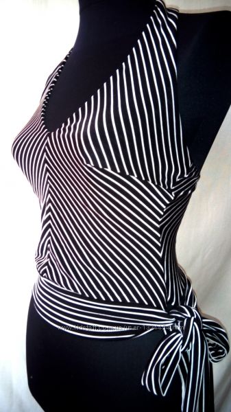 Трикотажный полосатый топ Jone norman р. S