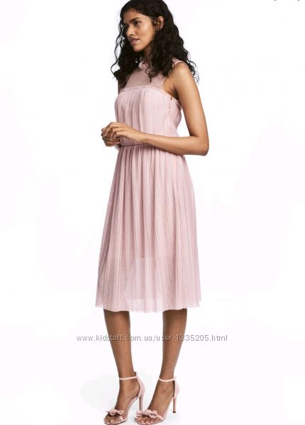 Неимоверно красивое платье плиссе с фатином H&M 