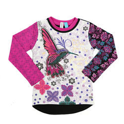  Трикотажная блузка - реглан для девочки NANO, Канада