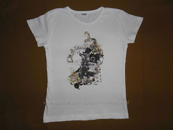 Футболка для девочки 7-8 лет, рост 122-128см 