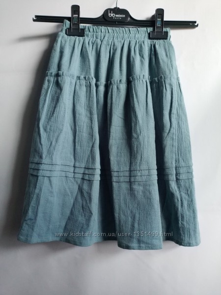 Длинная юбка из гофрированного трикотажа на девочку 4, 5 лет  Kiabi