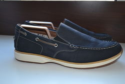 Gallus 46р ботинки полуботинки кожаные мокасины туфли 