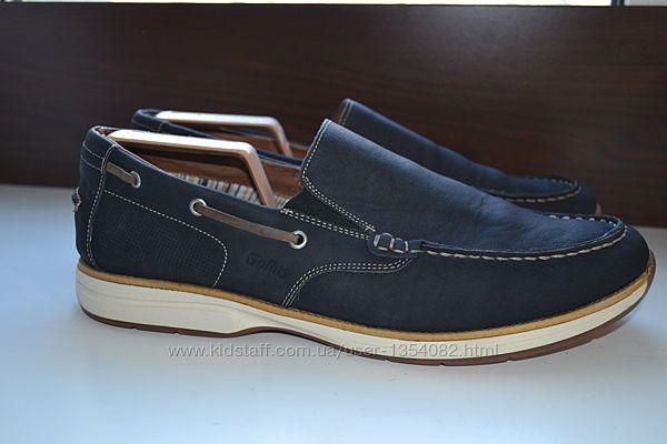 Gallus 46р ботинки полуботинки кожаные мокасины туфли 