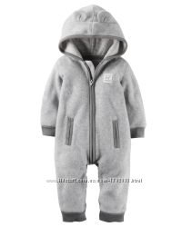  Флисовые комбинезоны Carters с капюшоном