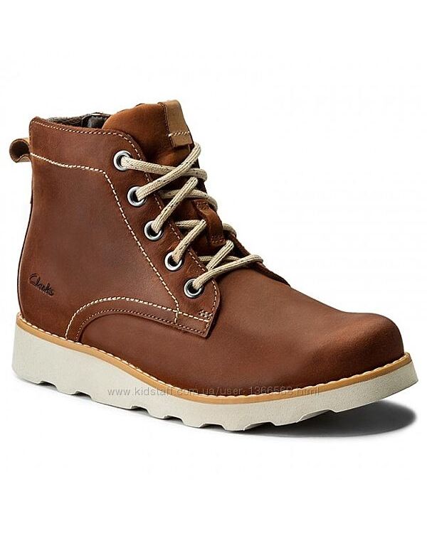 Шкіряні черевики Clarks Dexy Top Inf Brown