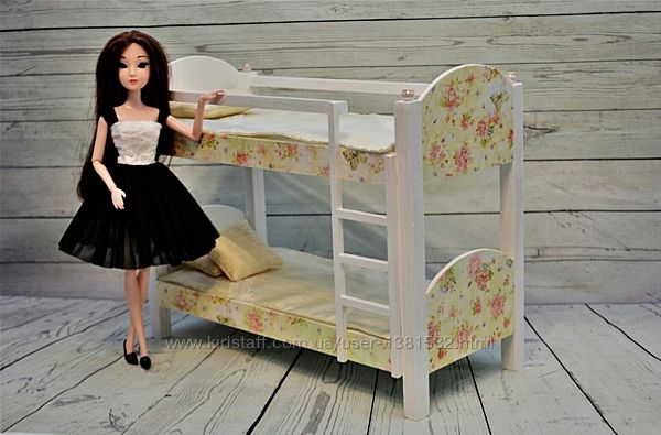 Лялькове двоповерхове ліжко