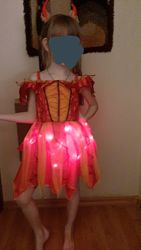 Карнавальное платье чертенок дьяволица. Р  116-122 