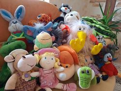 Мягкие игрушки , лот из 10шт.