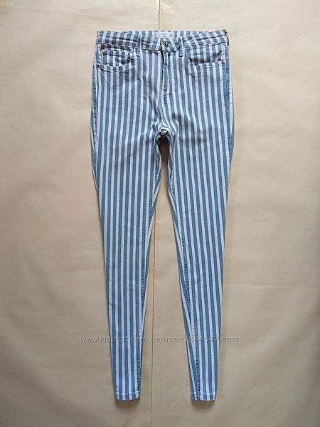 Стильные джинсы скинни с высокой талией Mango, 40 размер. 