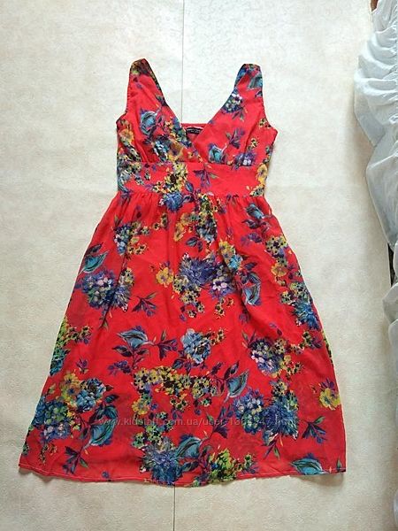 Стильное летнее платье миди в цветочный принт DP, XL размера. 