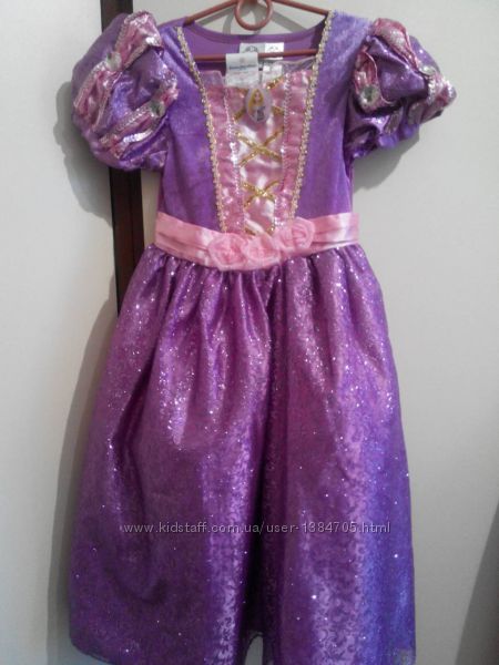 Платье нарядное принцессы Рапунцель Дисней на 3-4года р 98-104 см 